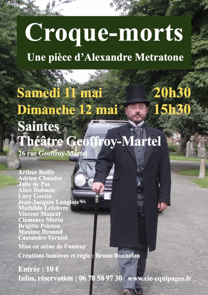 Croque-morts @ Théâtre Geoffroy-Martell | Saintes | Nouvelle-Aquitaine | France